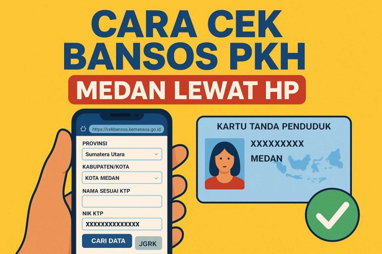Cara Cek Bansos PKH di Medan Lewat HP, Cuma Pakai KTP