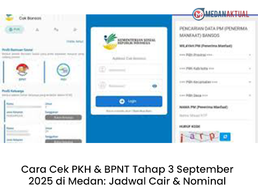 Cara Cek PKH & BPNT Tahap 3 September 2025 di Medan: Jadwal Cair & Nominal Bantuan