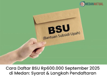 Cara Daftar BSU Rp600.000 September 2025 di Medan: Syarat & Langkah Pendaftaran