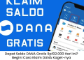 Dapat Saldo DANA Gratis Rp102.000 Hari Ini? Begini Cara Klaim DANA Kaget-nya