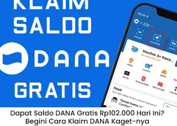 Dapat Saldo DANA Gratis Rp102.000 Hari Ini? Begini Cara Klaim DANA Kaget-nya