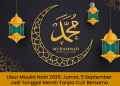 Libur Maulid Nabi 2025: Jumat, 5 September Jadi Tanggal Merah Tanpa Cuti Bersama