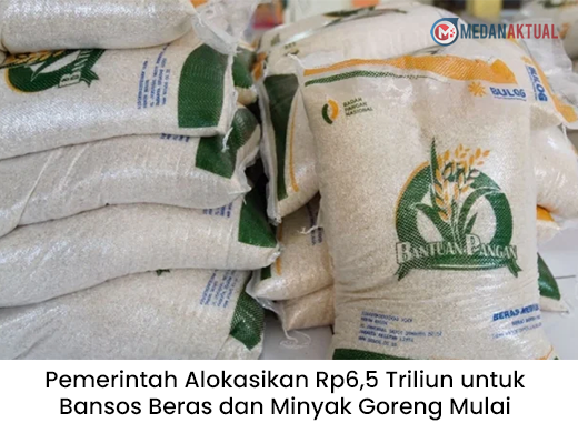 Pemerintah Alokasikan Rp6,5 Triliun untuk Bansos Beras dan Minyak Goreng Mulai Oktober–November 2025