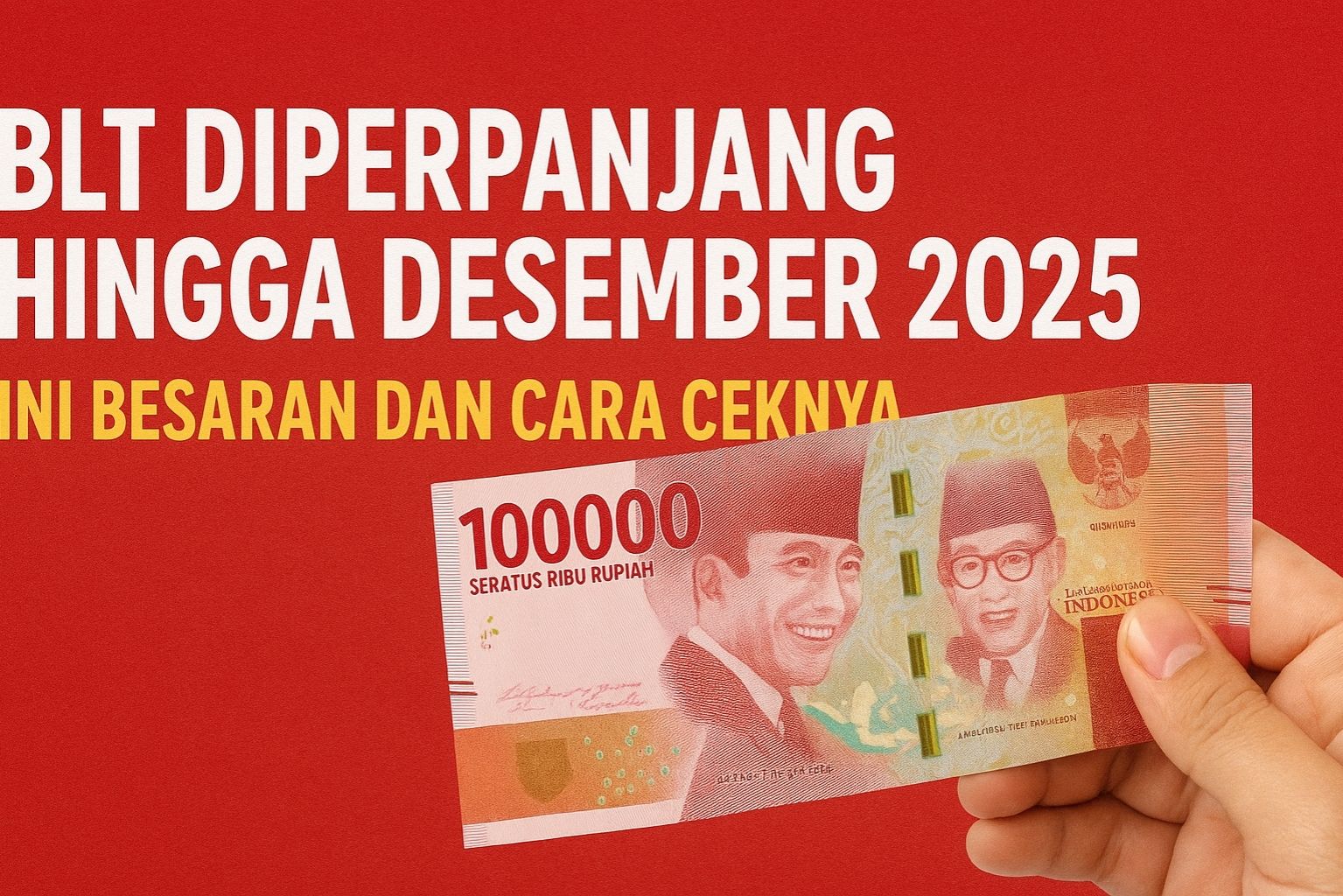 BLT Diperpanjang Hingga Desember 2025 Ini Berikut Cara Ceknya