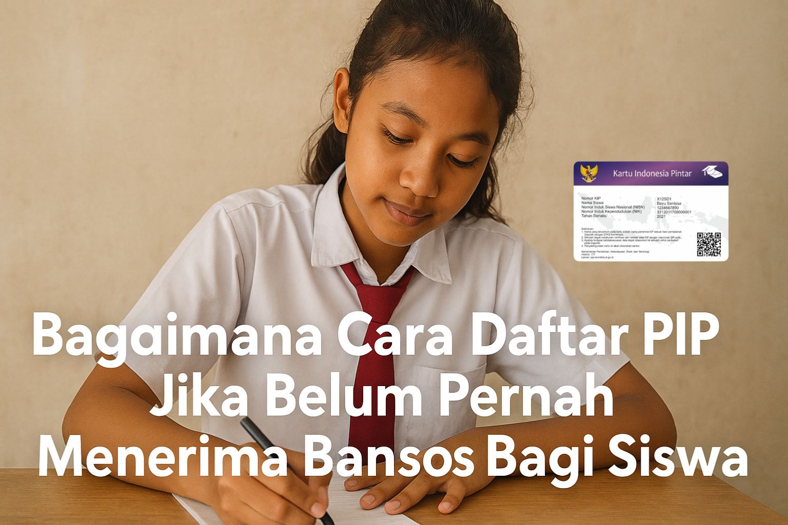 Bagaimana Cara Daftar PIP Jika Belum Pernah Menerima Bansos Bagi Siswa