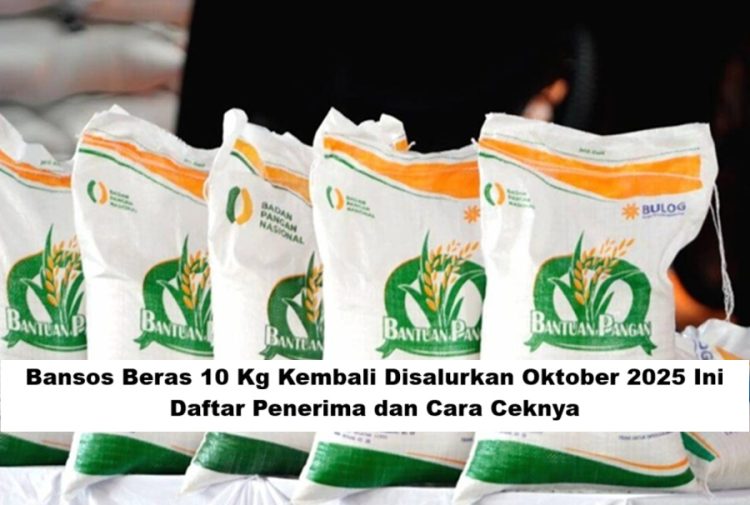 Bansos Beras 10 Kg Kembali Disalurkan Oktober 2025, Ini Daftar Penerima dan Cara Ceknya