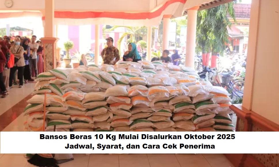 Bansos Beras 10 Kg Mulai Disalurkan Oktober 2025: Jadwal, Syarat, dan Cara Cek Penerima