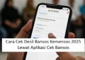 Cara Cek Desil Bansos Kemensos 2025 Lewat Aplikasi Cek Bansos