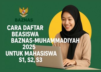 Cara Daftar Beasiswa BAZNAS-Muhammadiyah 2025 untuk Mahasiswa S1, S2, S3