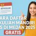 Cara Daftar KIP Kuliah Mandiri PTS di Medan 2025 Gratis