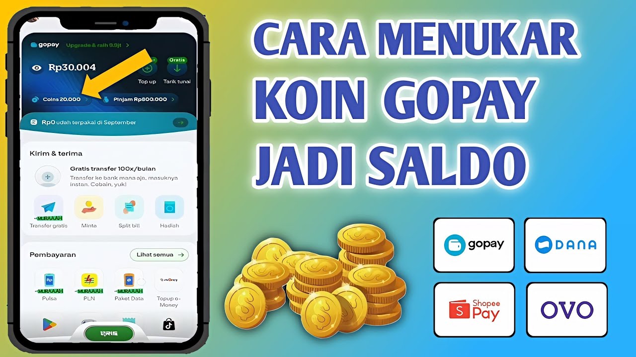 Gopay: Cara Menukar Koin Gopay Ke Saldo Gopay