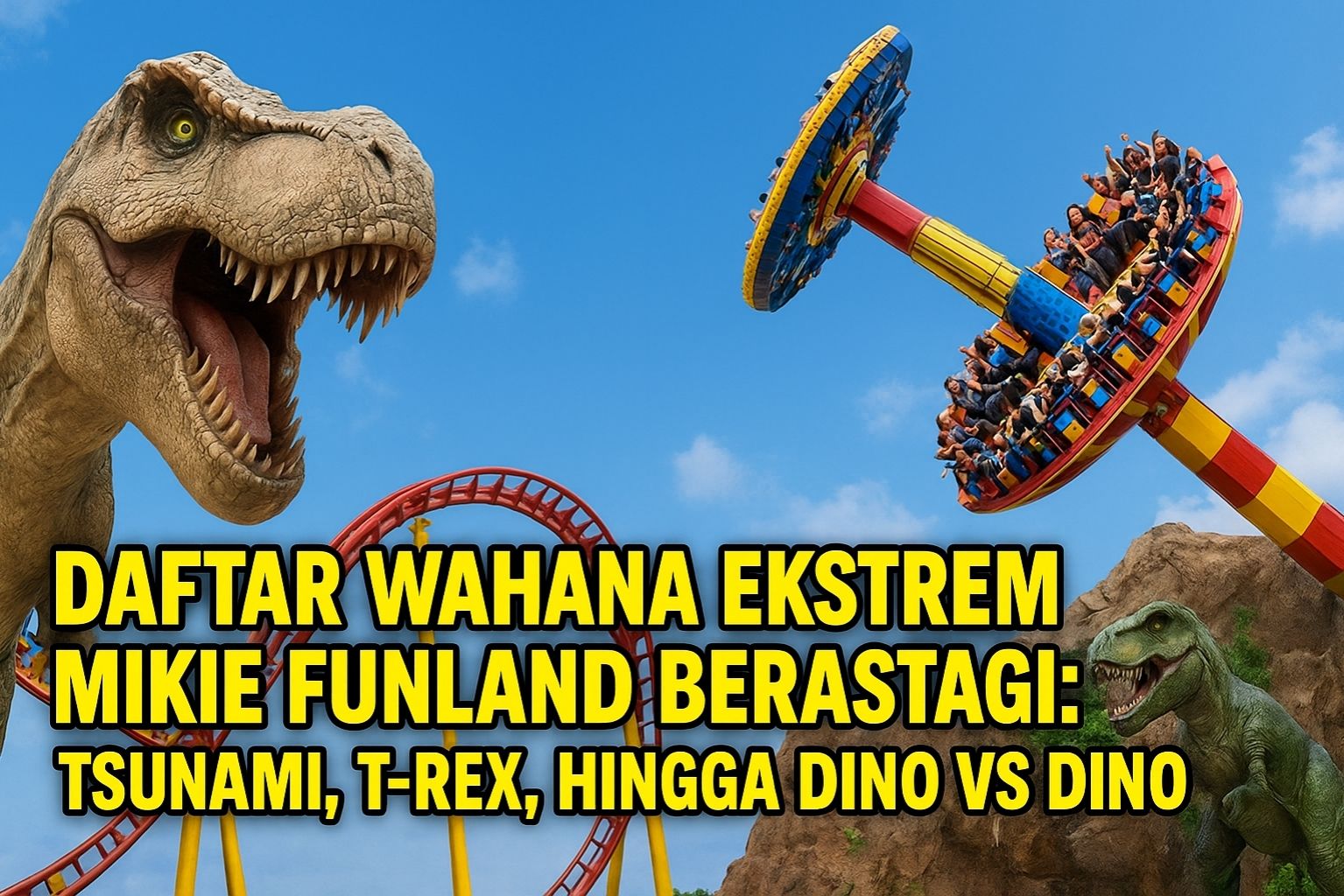Daftar Wahana Ekstrem Mikie Funland Berastagi
