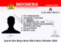 Syarat dan Biaya Buat SIM A Baru Oktober 2025