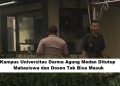 Kampus Universitas Darma Agung Medan Ditutup, Mahasiswa dan Dosen Tak Bisa Masuk