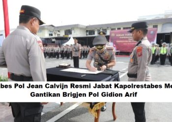 Kombes Pol Jean Calvijn Resmi Jabat Kapolrestabes Medan Gantikan Brigjen Pol Gidion Arif