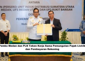 Pemko Medan dan PLN Teken Kerja Sama Pemungutan Pajak Listrik dan Pembayaran Rekening
