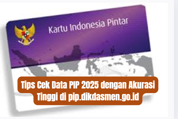 Tips Cek Data PIP 2025 dengan Akurasi Tinggi di pip.dikdasmen.go.id