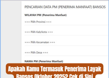 Apakah Kamu Termasuk Penerima Layak Bansos Oktober 2025? Cek di Sini