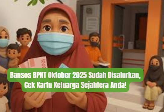 Bansos BPNT Oktober 2025 Sudah Disalurkan, Cek KKS Anda!