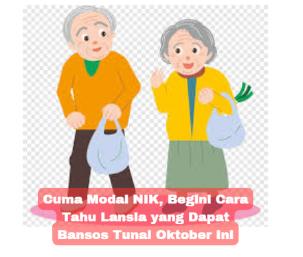 Bansos Lansia: Cek Status Bansos Lansia Pakai NIK