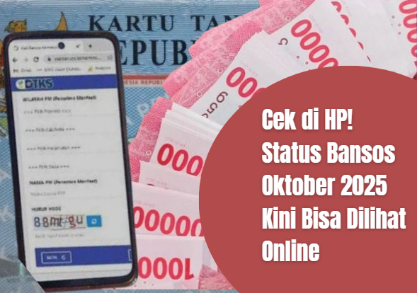 Cek di HP! Status Bansos Oktober 2025 Kini Bisa Dilihat Online