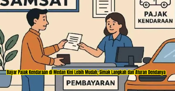 Bayar Pajak Kendaraan di Medan Kini Lebih Mudah, Simak Langkah dan Aturan Dendanya