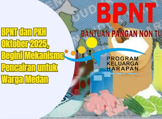 BPNT dan PKH Oktober 2025; Mekanisme Pencairan untuk Warga Medan