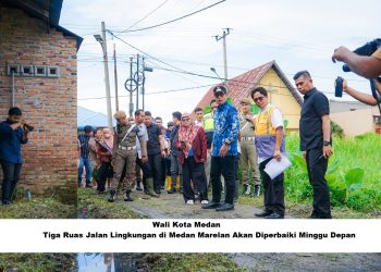 Wali Kota Medan: Tiga Ruas Jalan Lingkungan di Medan Marelan Akan Diperbaiki Minggu Depan