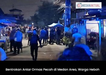 Bentrokan Antar Ormas Pecah di Medan Area, Warga Heboh