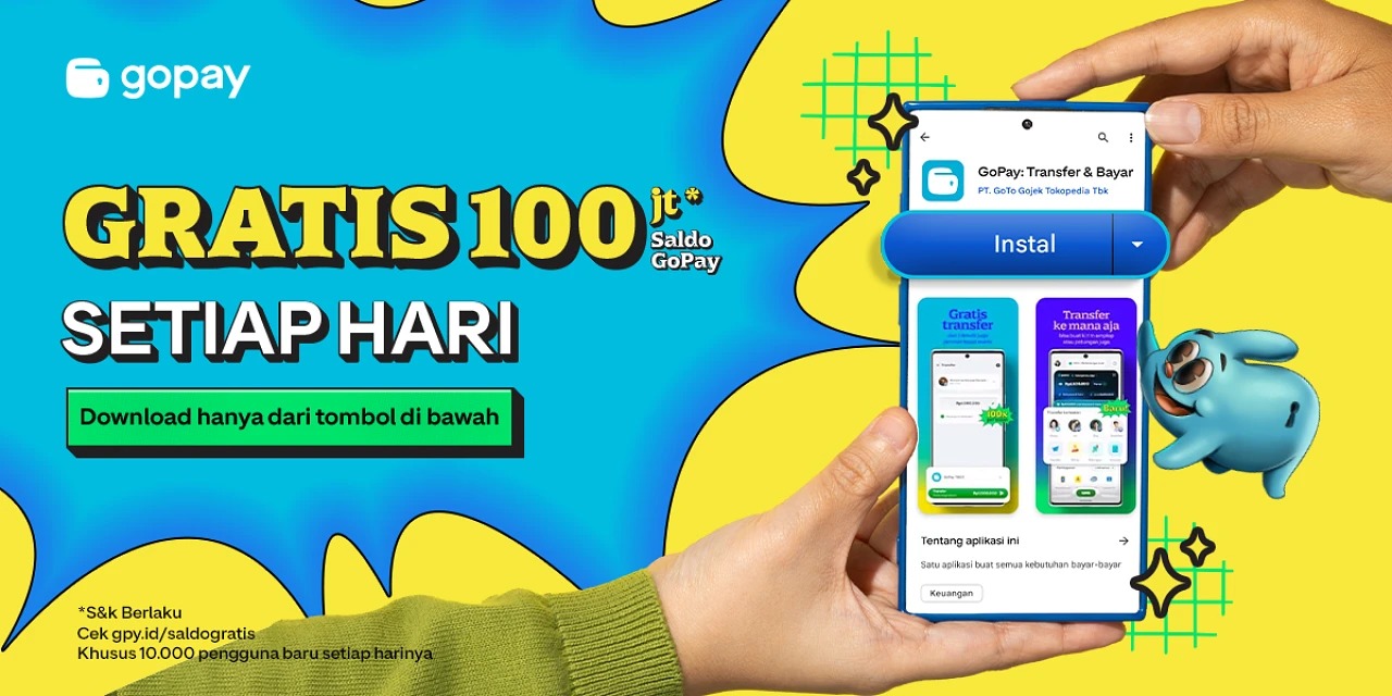 Saldo Gopay: Dapatkan Saldo GoPay Gratis Hingga Rp500.000
