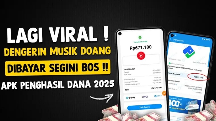Dengerin Musik Bisa Dapat Saldo DANA Gratis Rp.450.000, Simak Cara Berikut!
