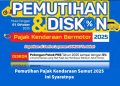 Pemutihan Pajak Kendaraan Sumut 2025, Ini Syaratnya
