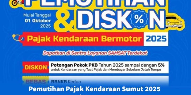 Pemutihan Pajak Kendaraan Sumut 2025, Ini Syaratnya