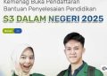 Dibuka! Beasiswa BPP S3 Kemenag 2025 dengan Tunjangan Pendidikan Rp30 Juta, Cek Syaratnya di Sini