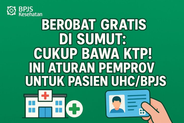 Berobat Gratis di Sumut: Cukup Bawa KTP! Ini Aturan Pemprov untuk Pasien UHC/BPJS