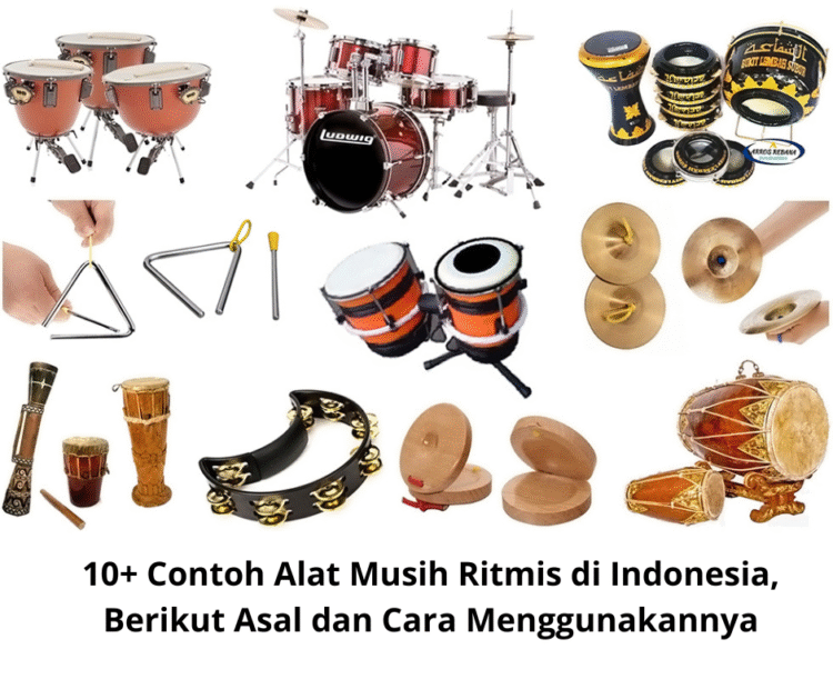 10+ Contoh Alat Musih Ritmis di Indonesia, Berikut Asal dan Cara Menggunakannya