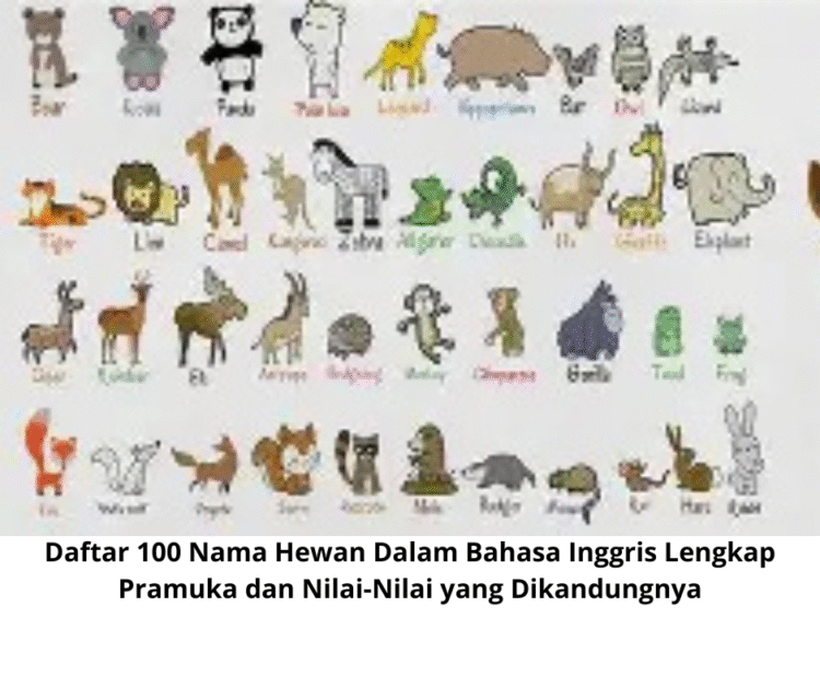 Daftar 100 Nama Hewan Dalam Bahasa Inggris Lengkap Beserta Artinya