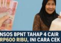 Pencairan Bansos BPNT/Sembako Rp600 Ribu Dimulai! Berikut Jadwal Dan Cara Cek Di Cekbansos.Kemensos.go.id