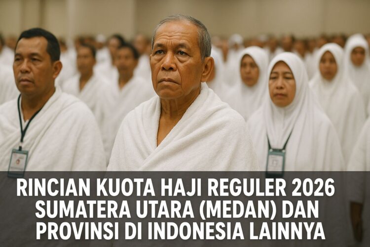 Rincian Kuota Haji Reguler 2026 Sumatera Utara (Medan) dan Provinsi di Indonesia Lainnya