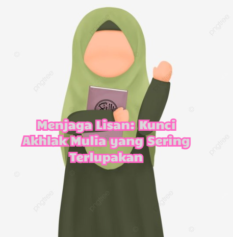 Menjaga Lisan: Kunci Akhlak Mulia yang Sering Terlupakan