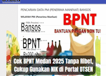 Cek BPNT Medan 2025 Tanpa Ribet, Cukup Gunakan NIK di Portal DTSEN