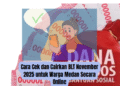 Cara Cek dan Cairkan BLT November 2025 untuk Warga Medan Secara Online