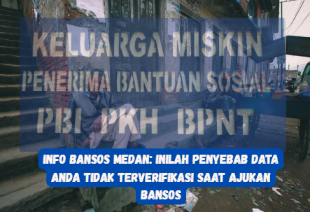Info Bansos Medan: Inilah Penyebab Data Anda Tidak Terverifikasi Saat Ajukan Bansos