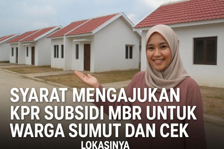 Syarat Mengajukan KPR Subsidi MBR untuk Warga Sumut dan Cek Lokasinya