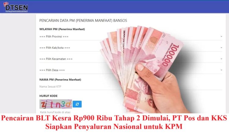 BLT Kesra Tahap Dua Mulai Cair, Cek Nama Penerima Bantuan