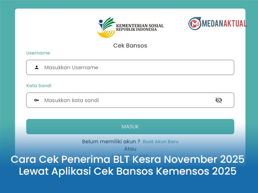Cara Cek Penerima BLT Kesra November 2025 Lewat Aplikasi Cek Bansos Kemensos 2025