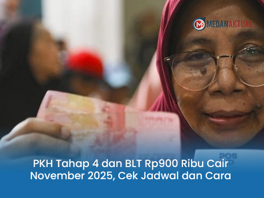 PKH Tahap 4 dan BLT Rp900 Ribu Cair November 2025, Cek Jadwal dan Cara Penerimaannya