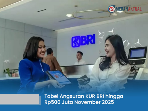 Tabel Angsuran KUR BRI hingga Rp500 Juta November 2025