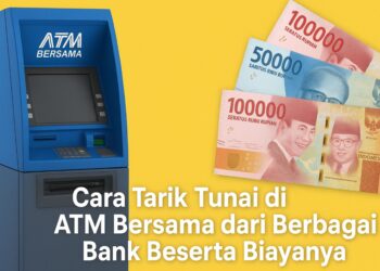 Cara Tarik Tunai di ATM Bersama dari Berbagai Bank Beserta Biayanya