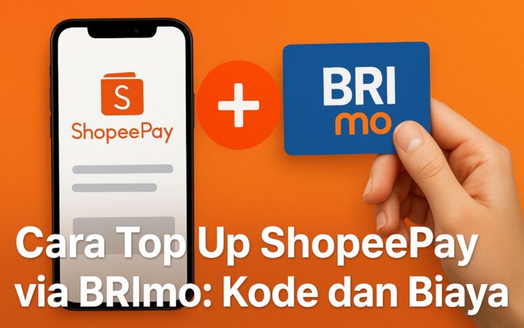 Cara Top Up ShopeePay via BRImo Kode dan Biaya